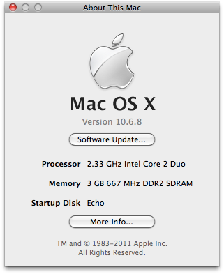 About this Mac
